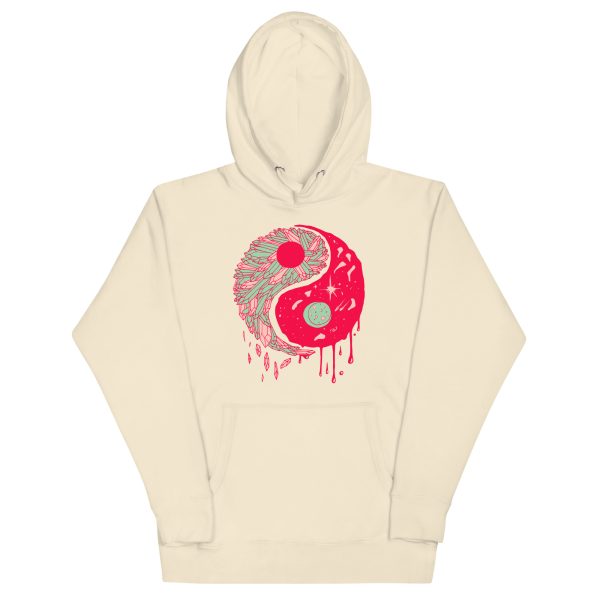 Primec Yin Yang Crystals and Night Sky - Yin Yang Hoodie