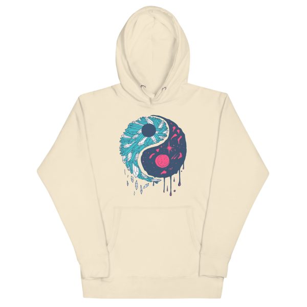 Sofea Yin Yang Crystals and Night Sky - Yin Yang Hoodie