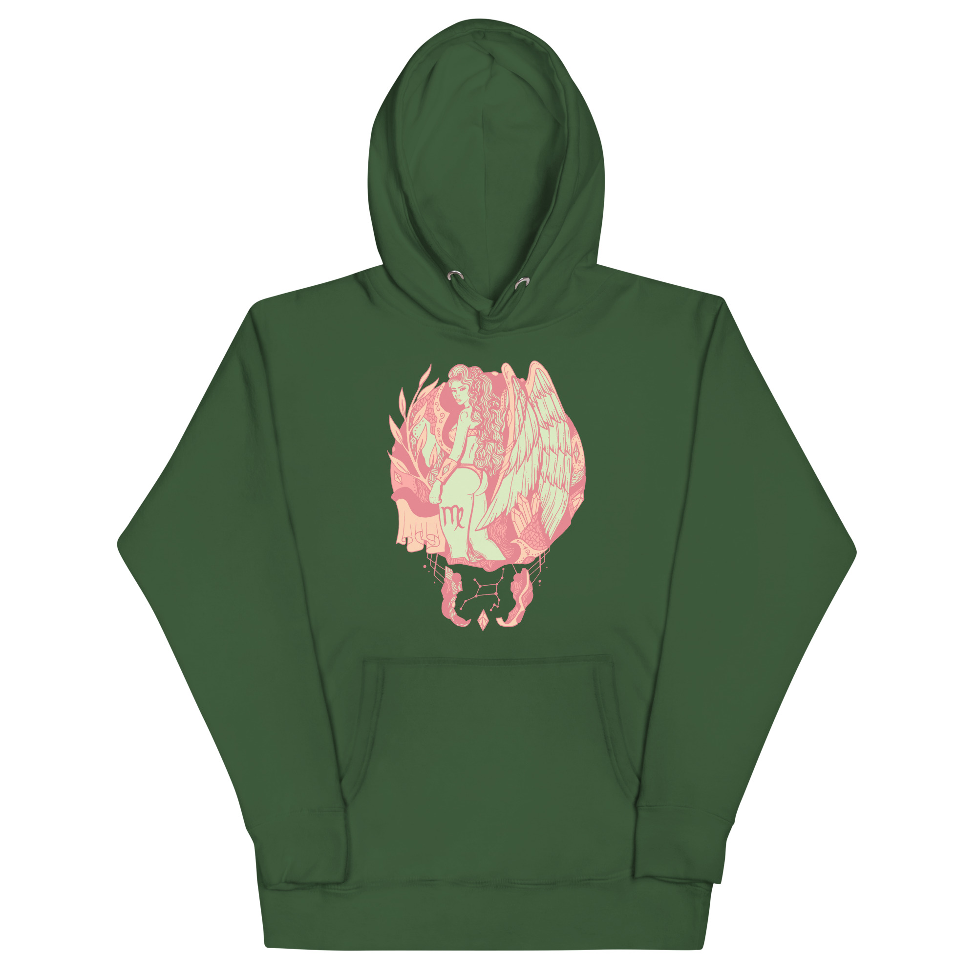 Retro Pink Virgo Hoodie – Bold Zodiac Streetwear Pullover - Image 8