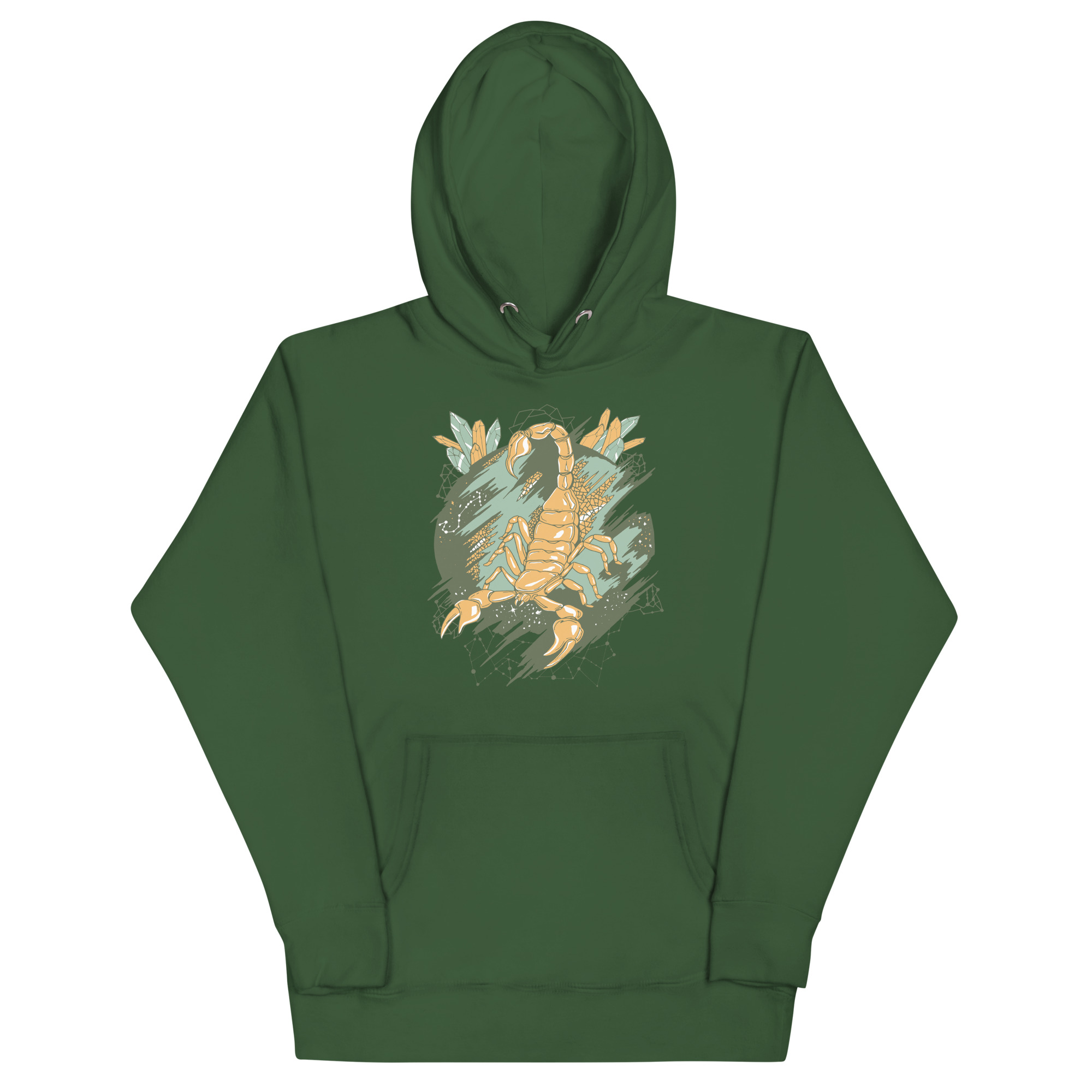 Sage Green Cosmic Scorpion - Scorpion Hoodie - Image 8