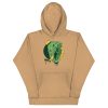 Royal Elephant hoodie featuring a hand-drawn crowned elephant illustration by Kenal Louis, shown in multiple colorways