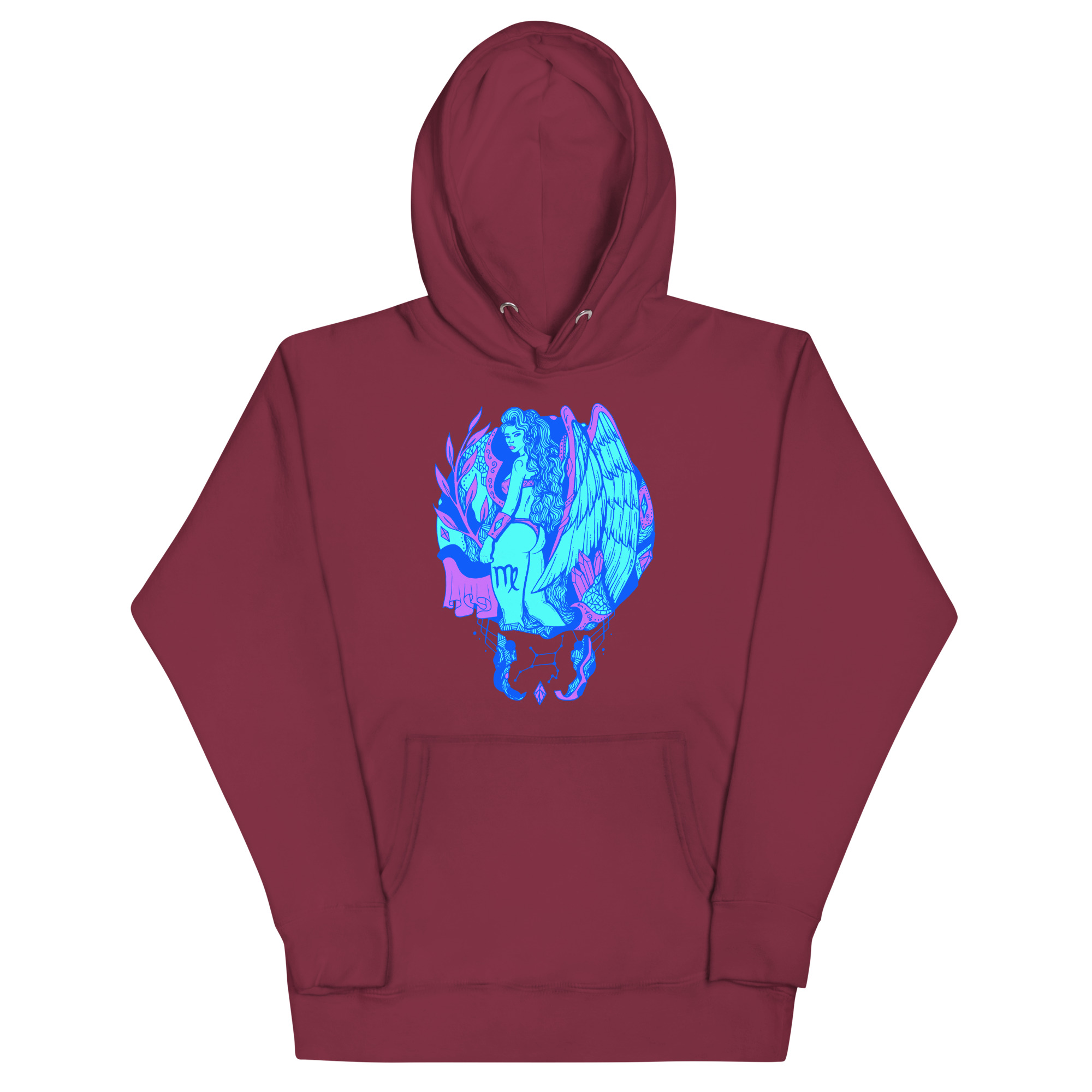 Blue Virgo Beauty Virgo Hoodie – Celestial Streetwear Pull - Image 5