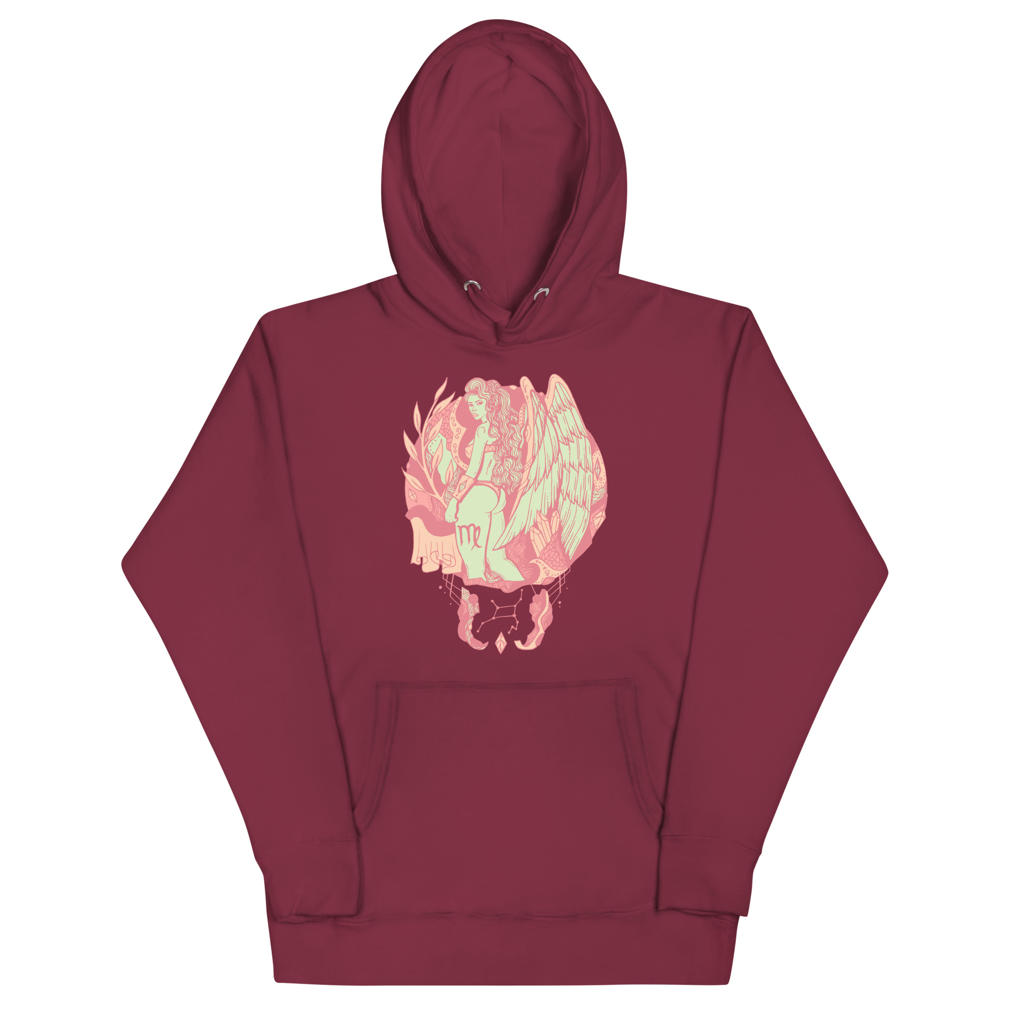 Retro Pink Virgo Hoodie – Bold Zodiac Streetwear Pullover - Image 5