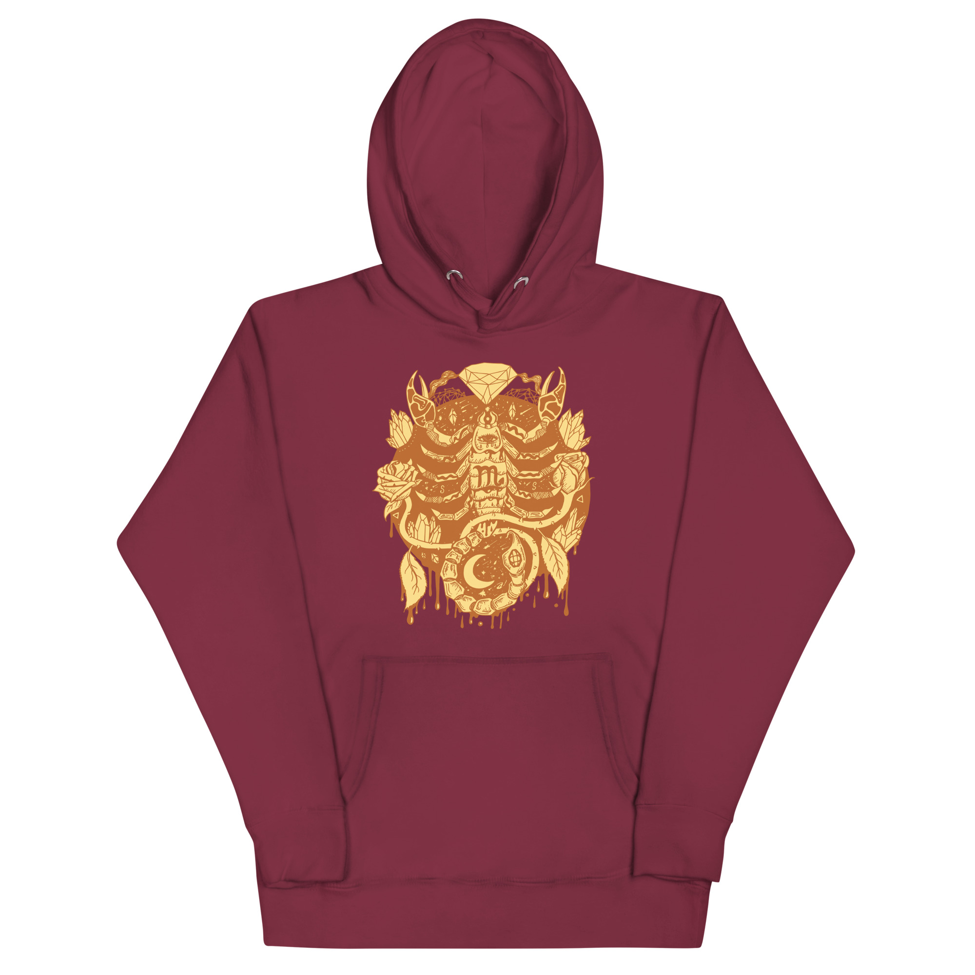 Terracotta Mystic Scorpio Zodiac - Scorpio Hoodie - Image 5