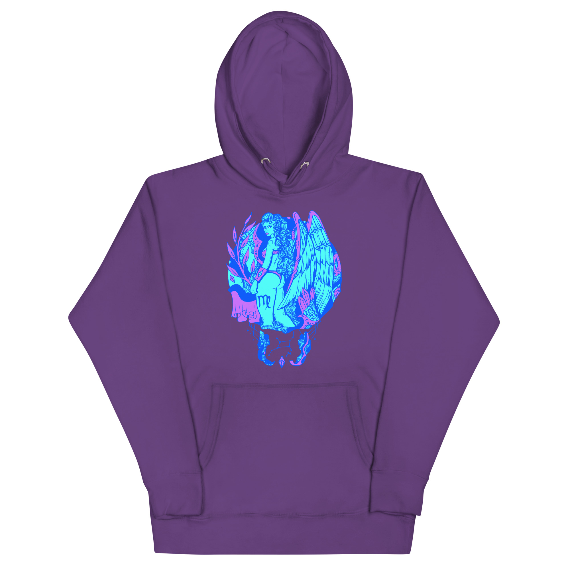 Blue Virgo Beauty Virgo Hoodie – Celestial Streetwear Pull - Image 7