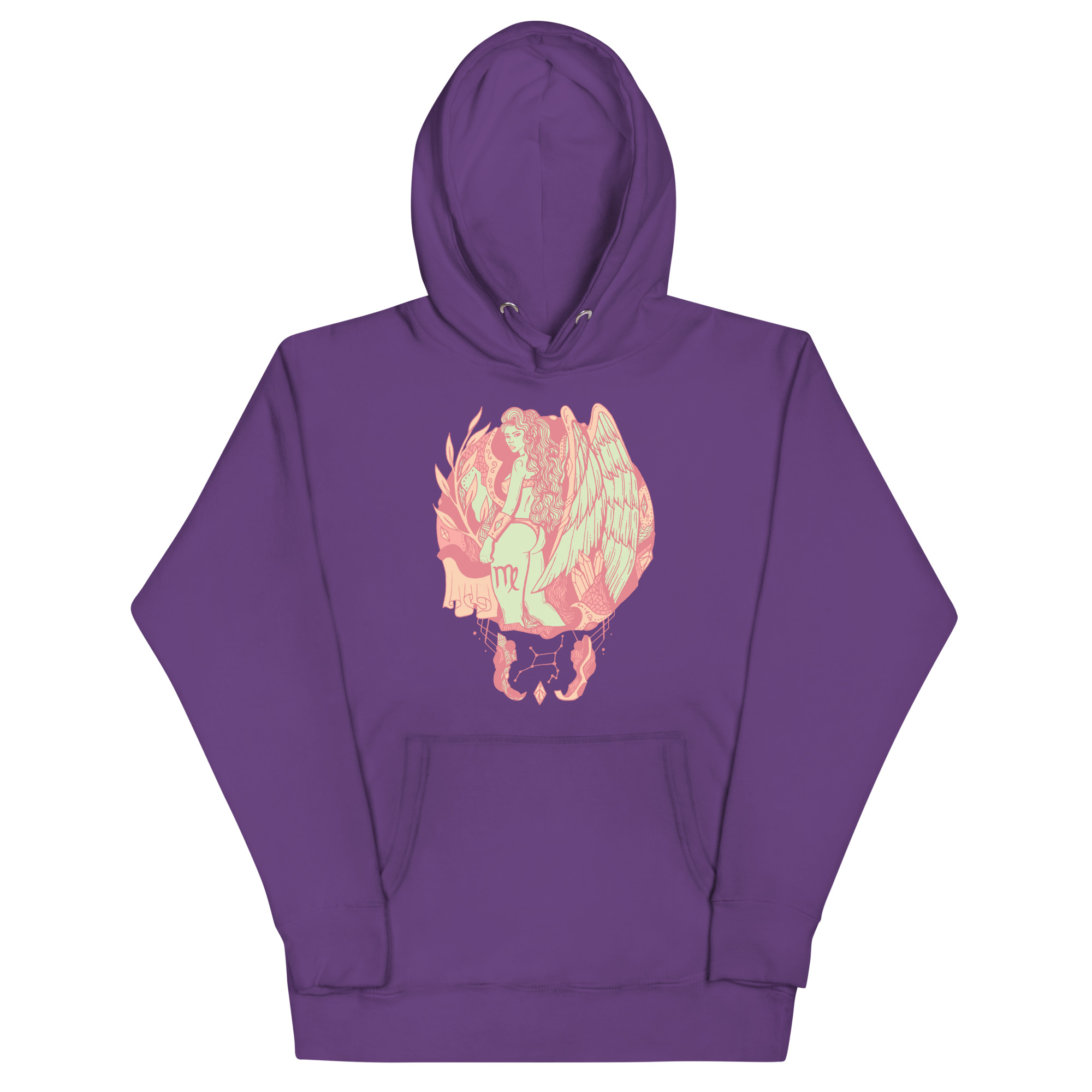 Retro Pink Virgo Hoodie – Bold Zodiac Streetwear Pullover - Image 7