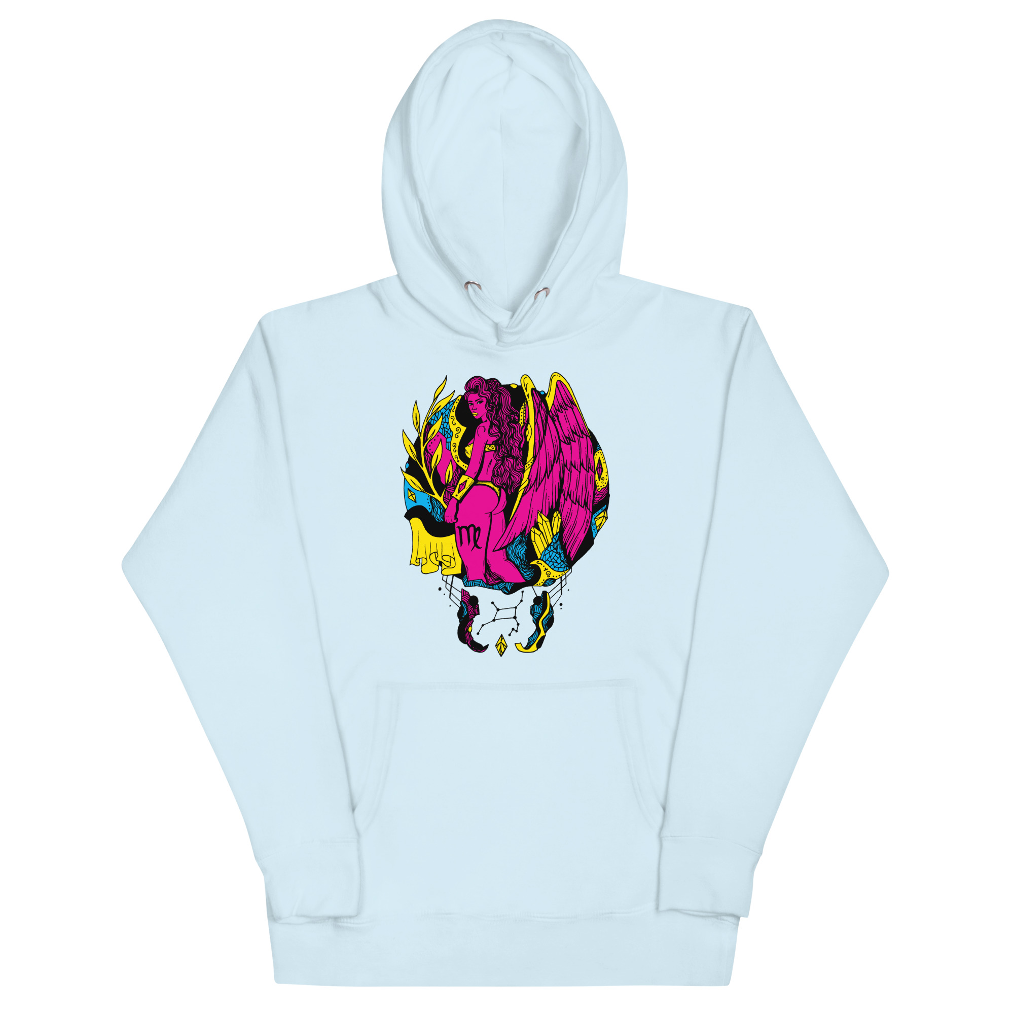 CMYK Virgo Beauty Hoodie – Bold Graphic Zodiac Streetwear - Image 6