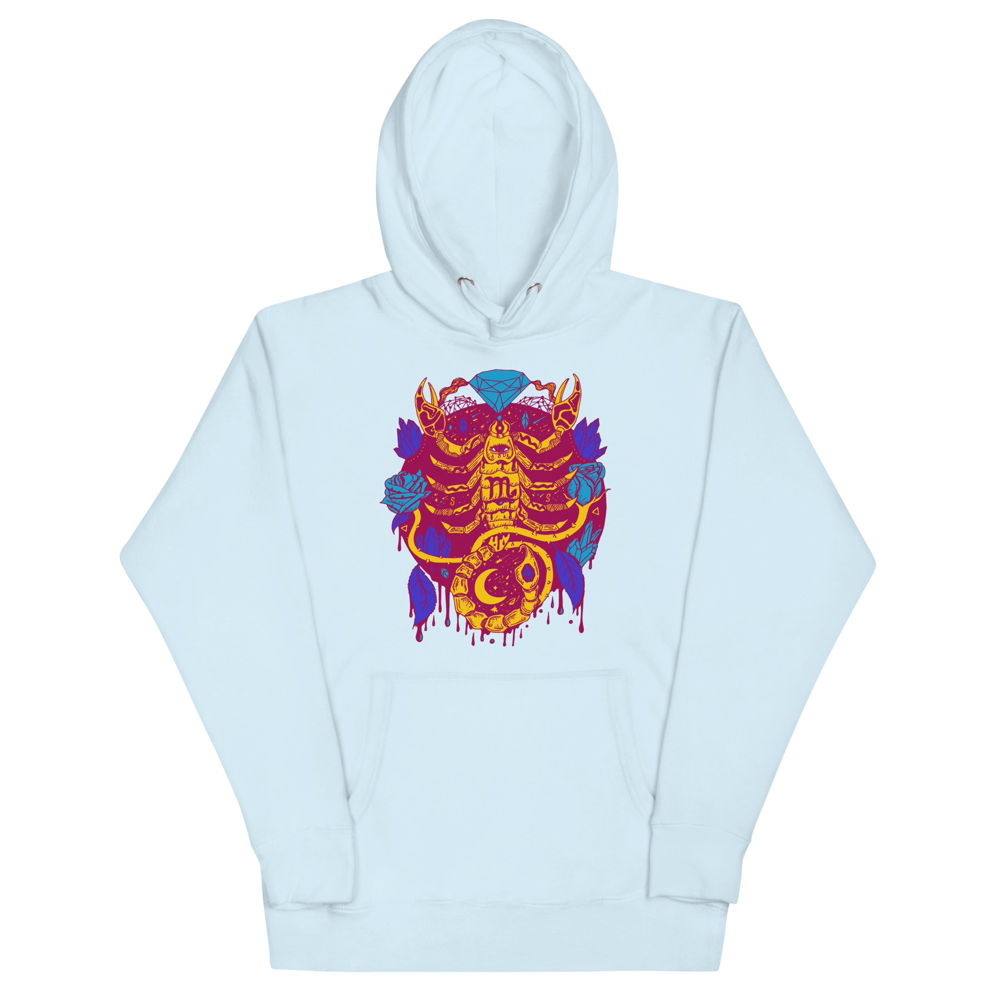 Triadic Mystic Scorpio Zodiac - Scorpio Hoodie - Image 6