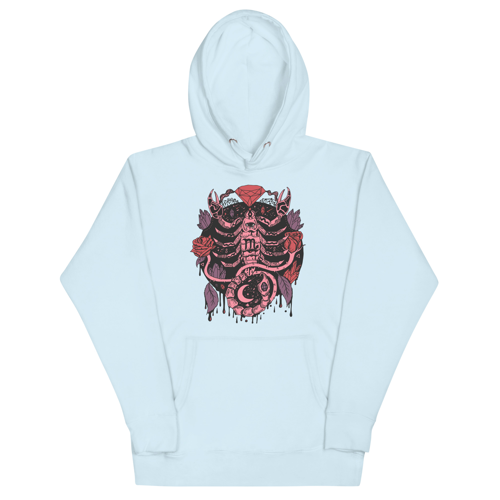 Amber and Rose Mystic Scorpio Zodiac - Scorpio Hoodie - Image 6