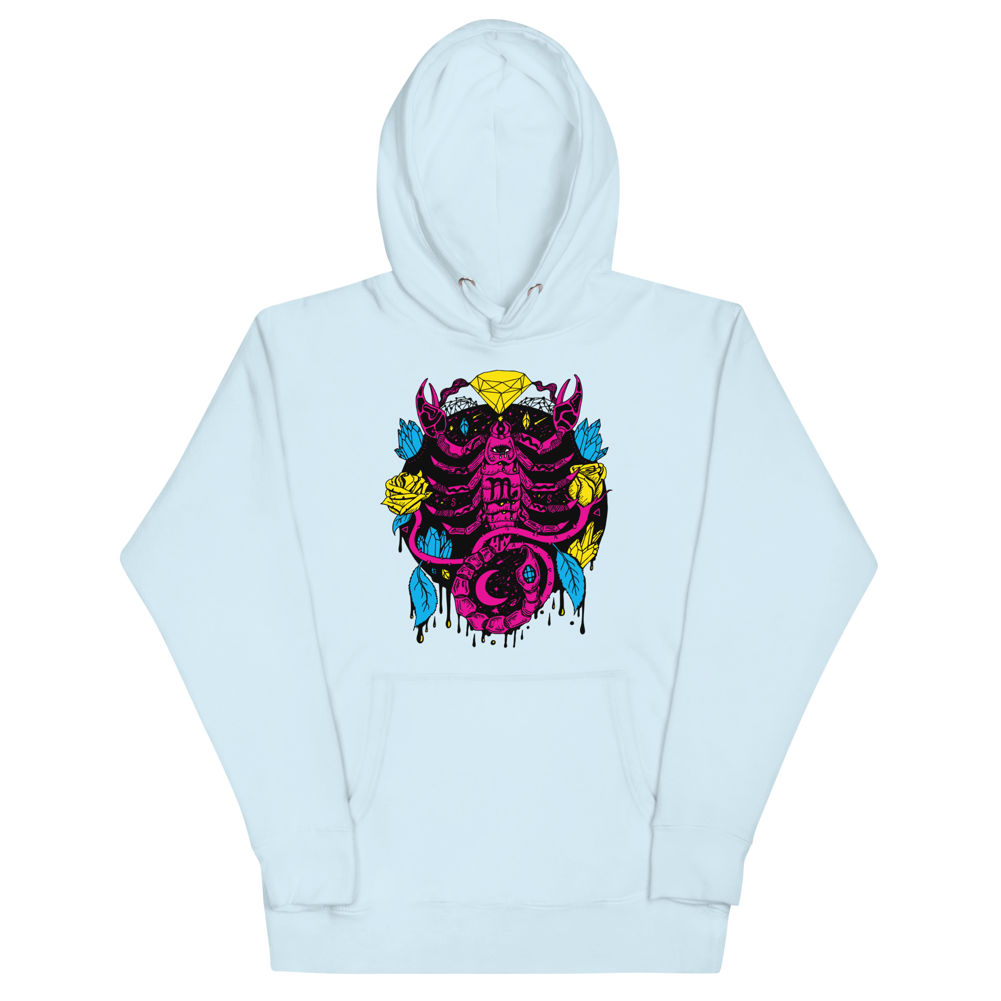 CMYK Mystic Scorpio Zodiac - Scorpio Hoodie - Image 6