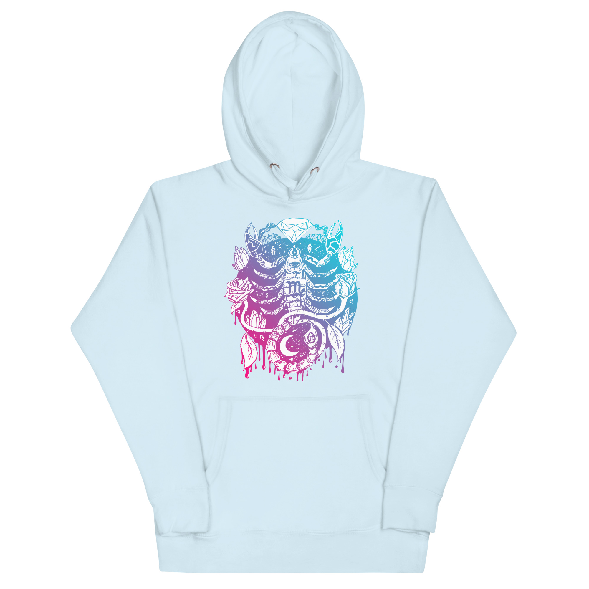 Dual tone Mystic Scorpio Zodiac - Scorpio Hoodie - Image 6