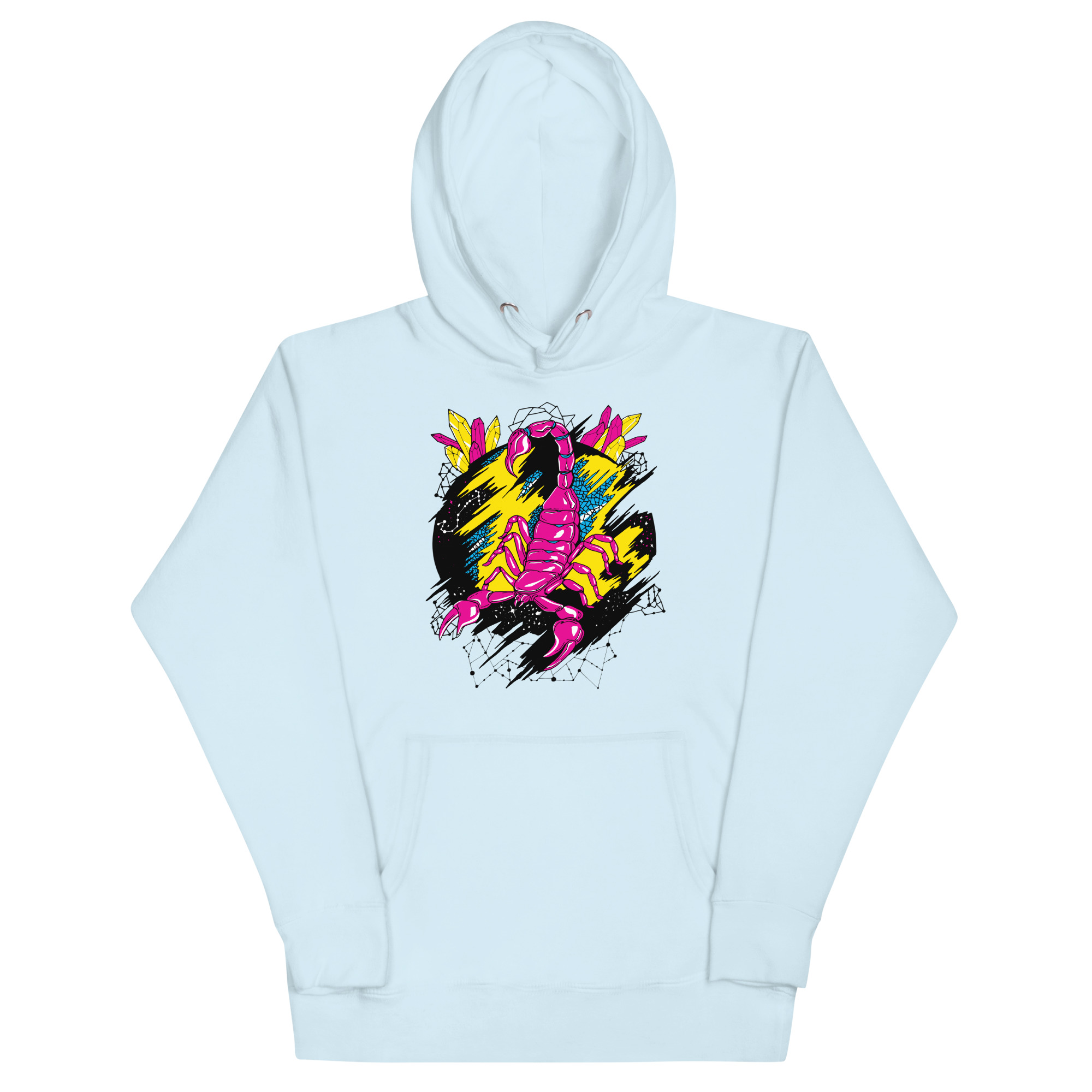 CMYK Cosmic Scorpion Hoodie – Bold Streetwear Pullover - Image 6