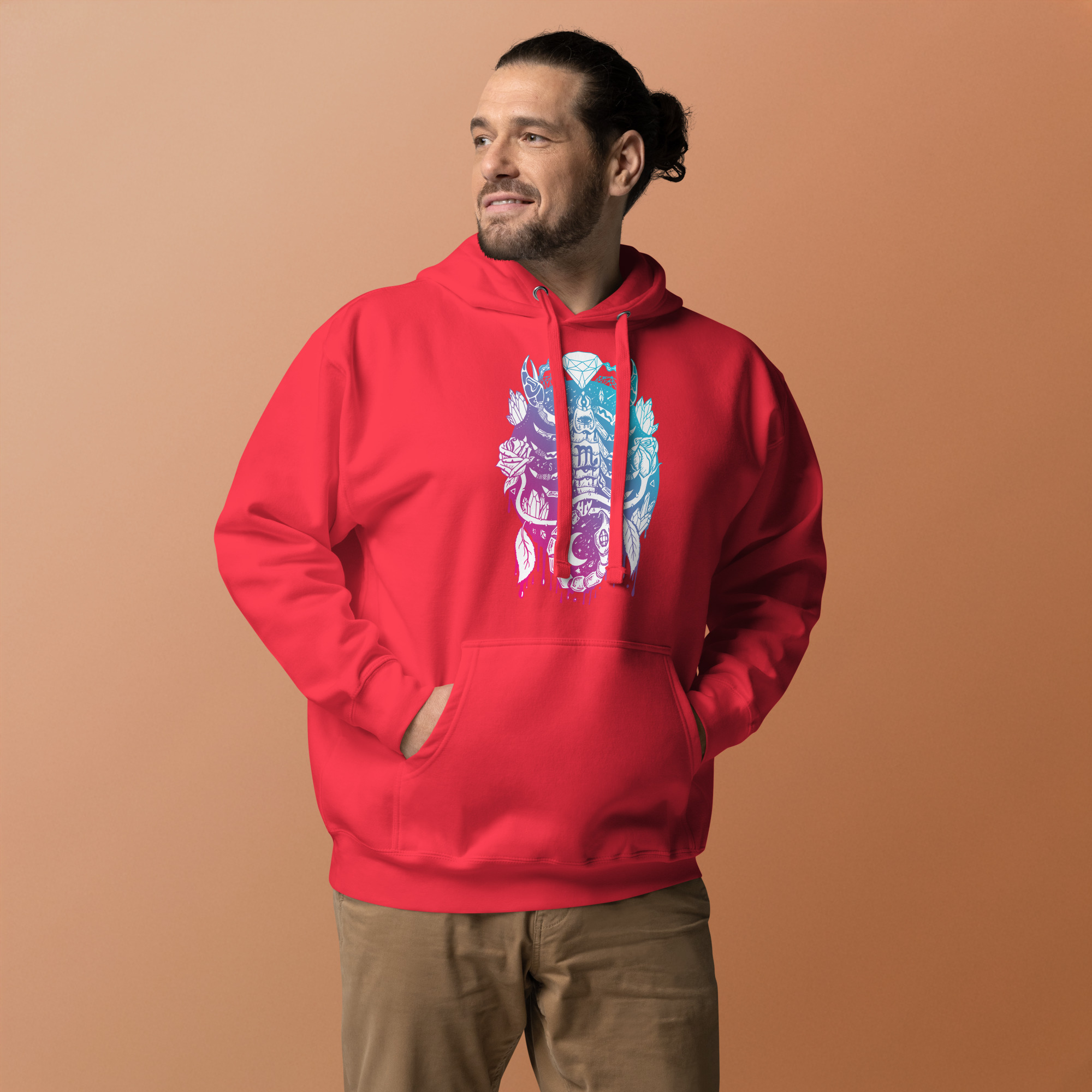 Dual tone Mystic Scorpio Zodiac - Scorpio Hoodie - Image 2