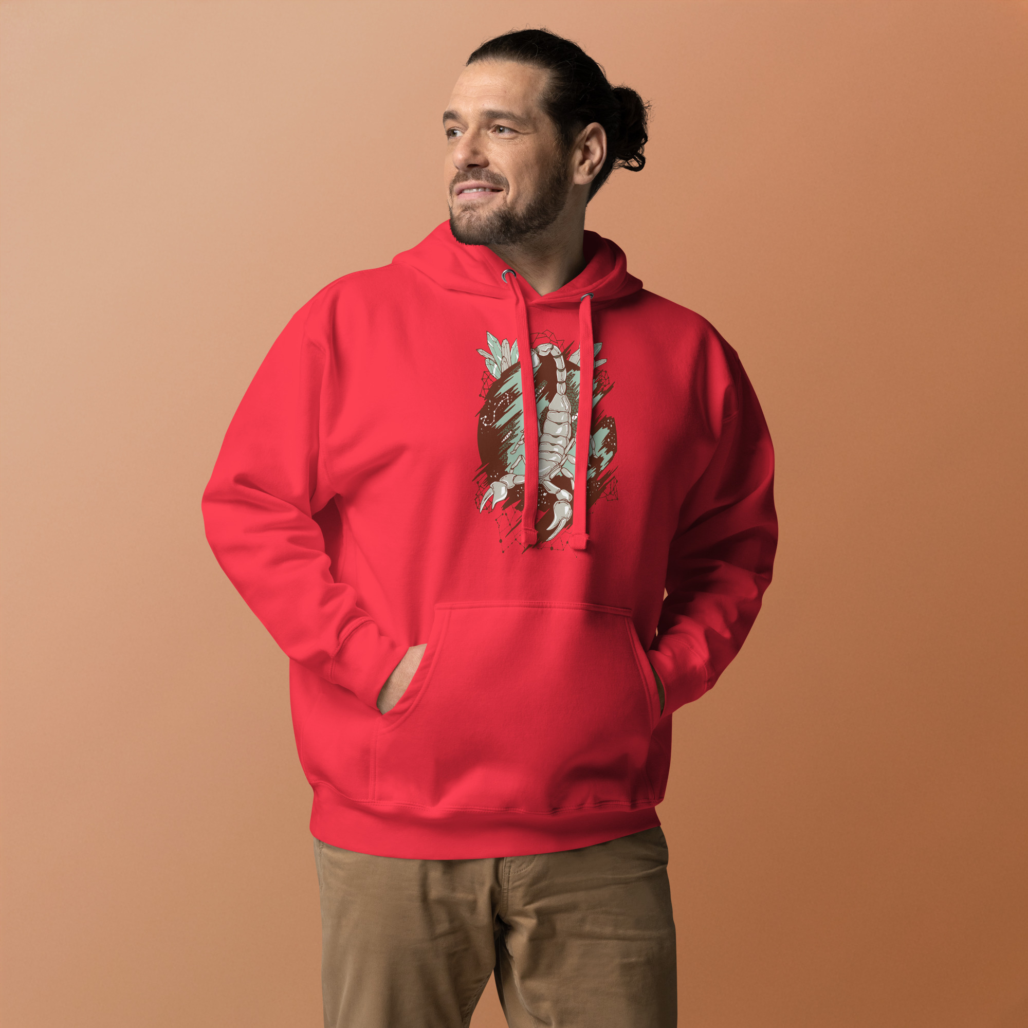 Rust Sage Cosmic Scorpion - Scorpion Hoodie - Image 2