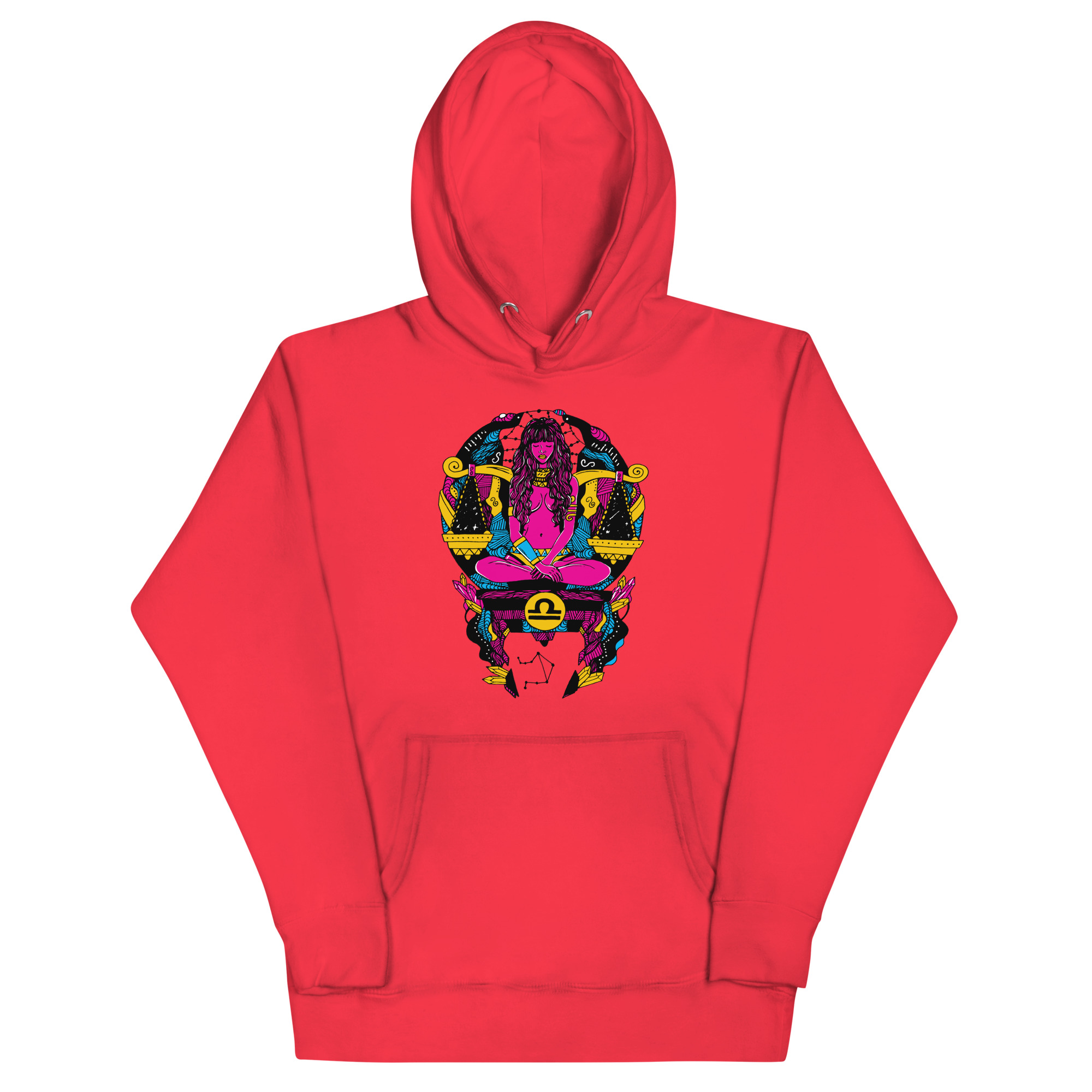 CMYK Libra Beauty Libra Hoodie – Bold Zodiac Streetwear - Image 5
