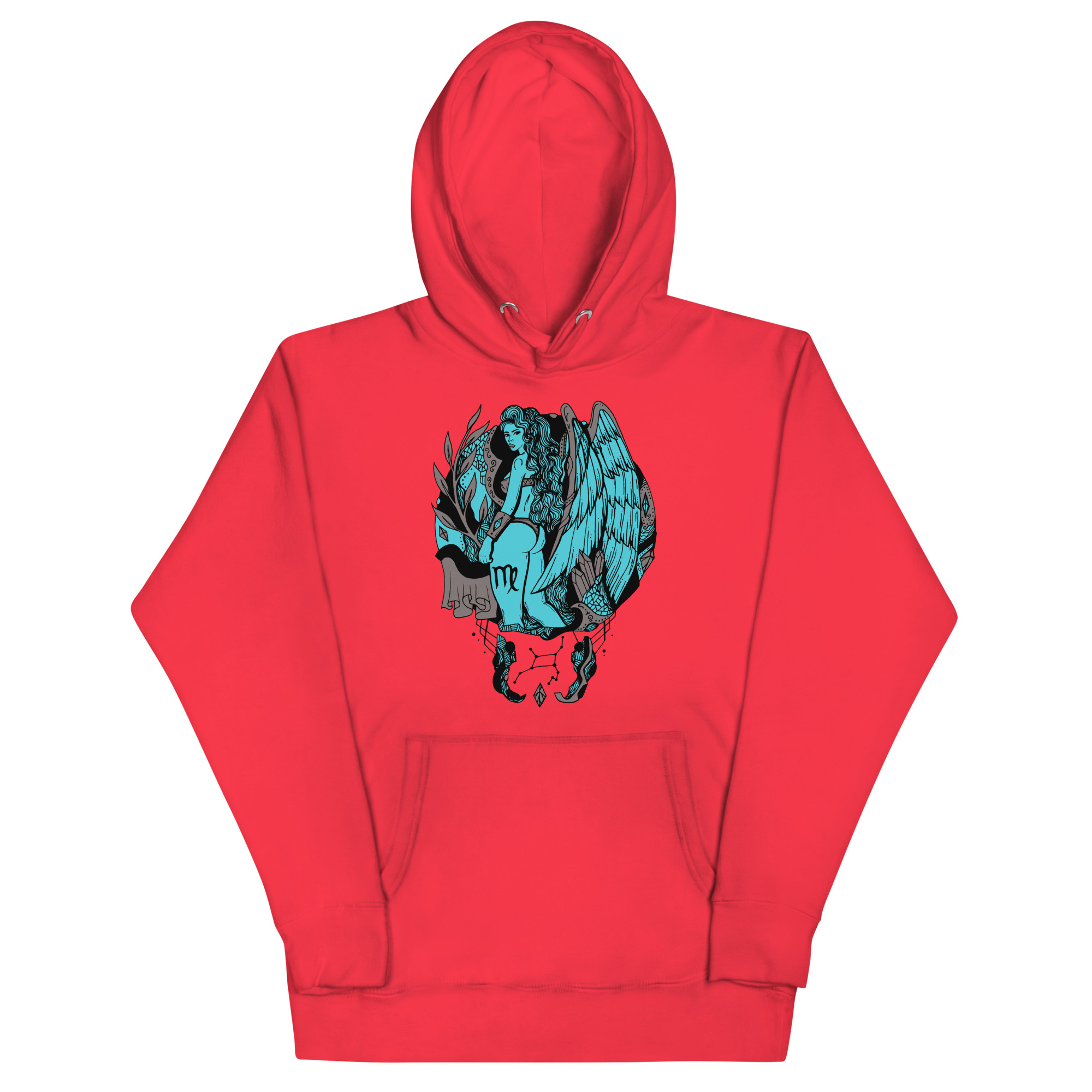 Blue and Grey Virgo Beauty - Virgo Hoodie - Image 5