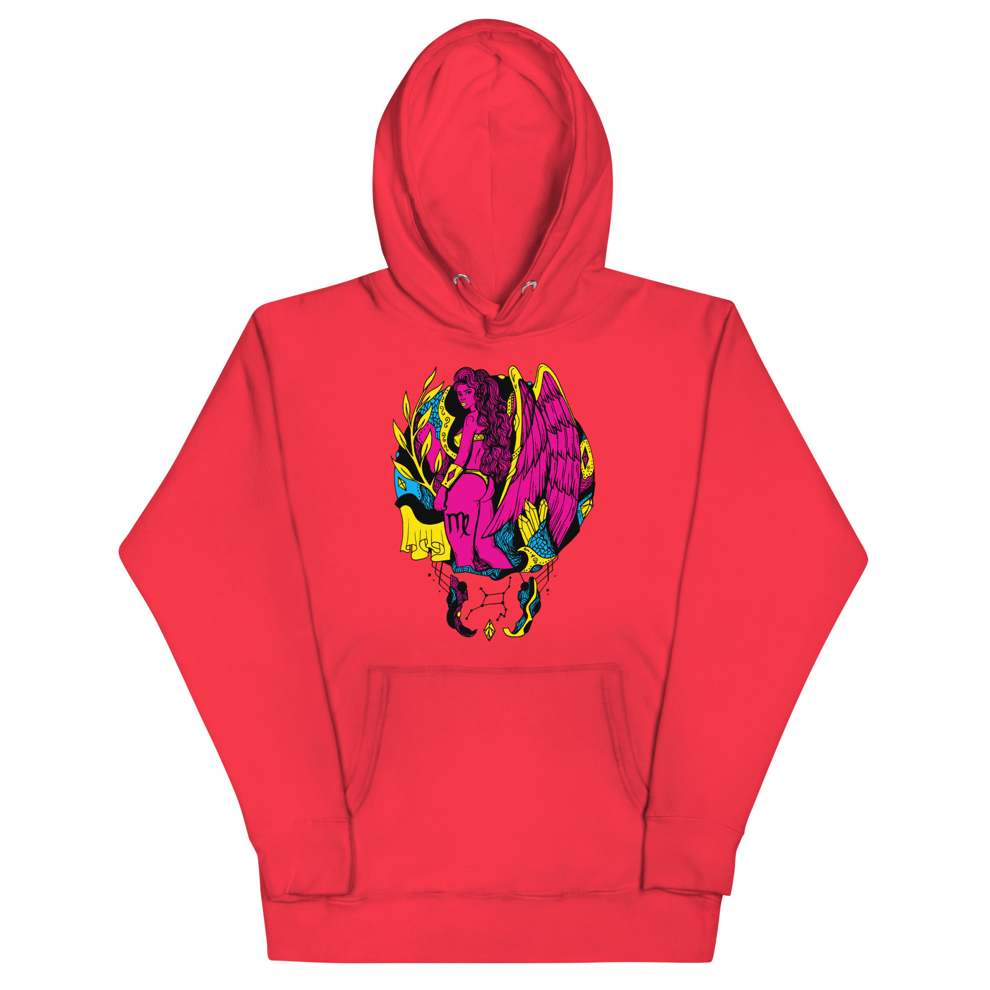 CMYK Virgo Beauty Hoodie – Bold Graphic Zodiac Streetwear - Image 5