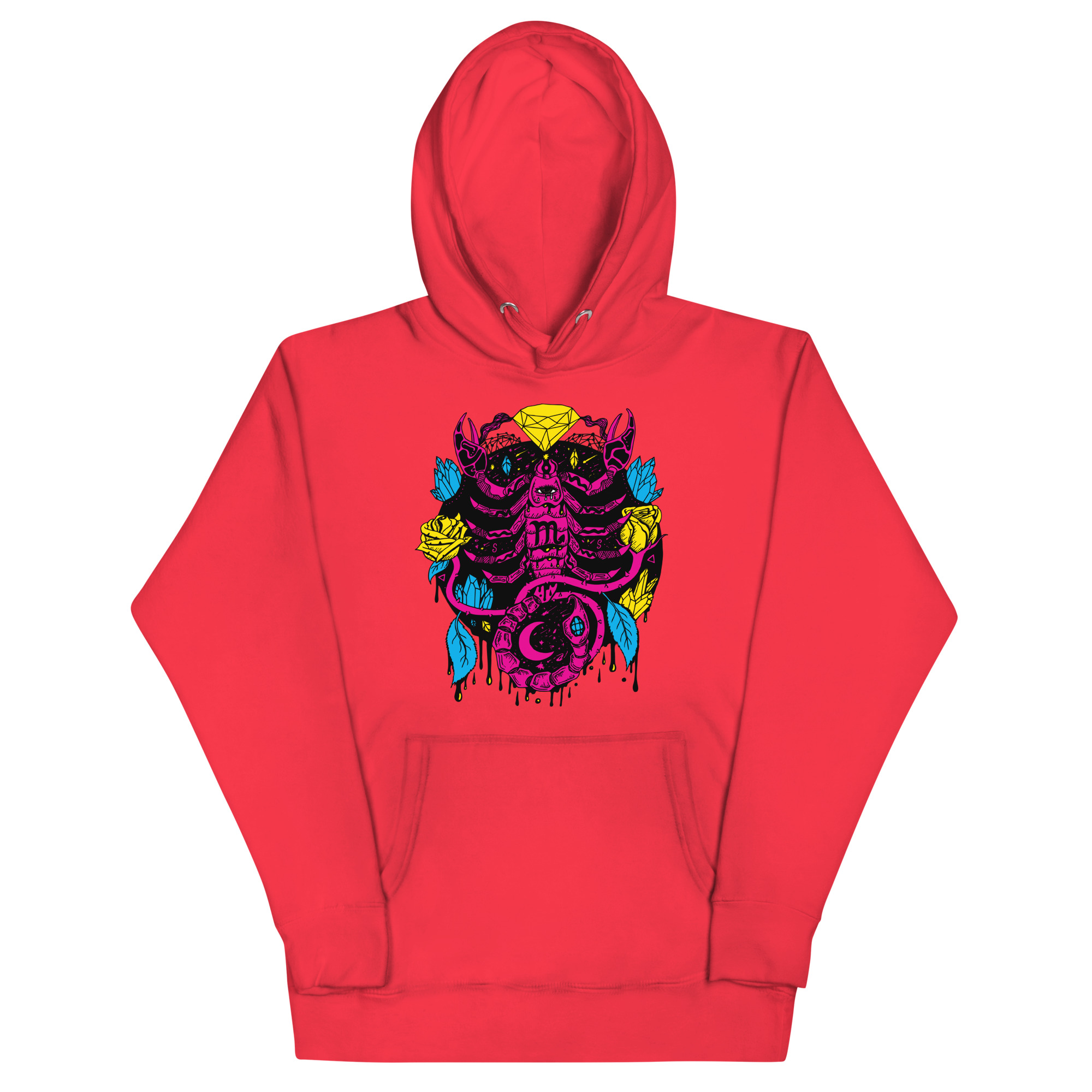 CMYK Mystic Scorpio Zodiac - Scorpio Hoodie - Image 5