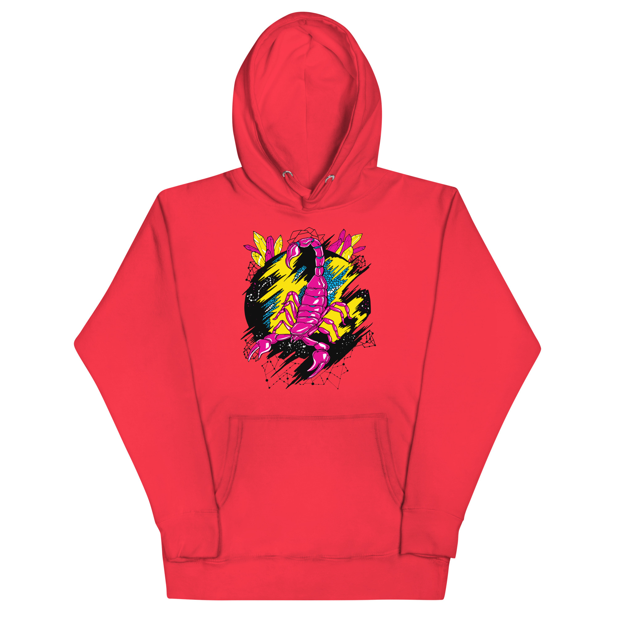 CMYK Cosmic Scorpion Hoodie – Bold Streetwear Pullover - Image 5