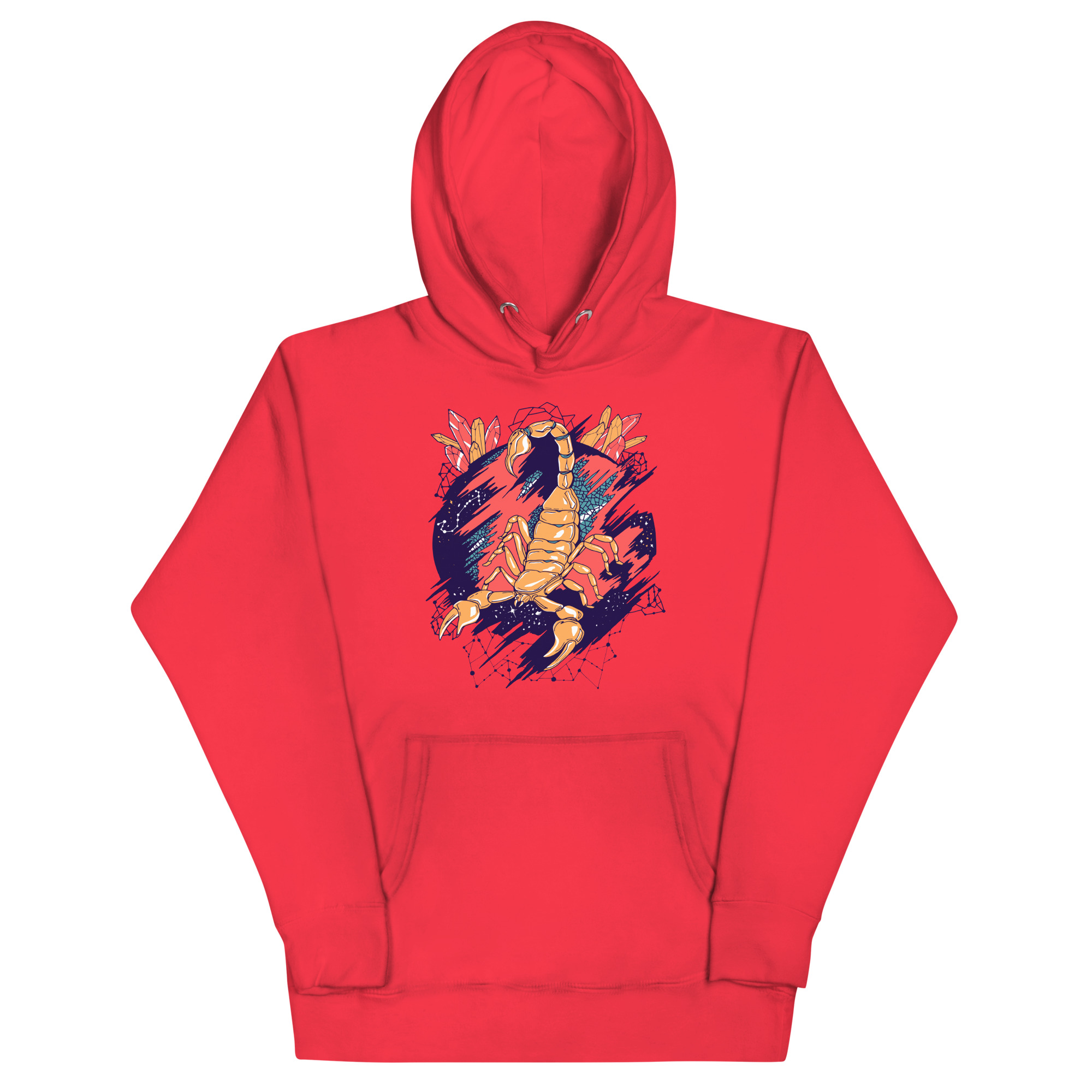 Retro Triadic Cosmic Scorpion - Scorpion Hoodie - Image 5