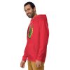 Royal Elephant hoodie featuring a hand-drawn crowned elephant illustration by Kenal Louis, shown in multiple colorways