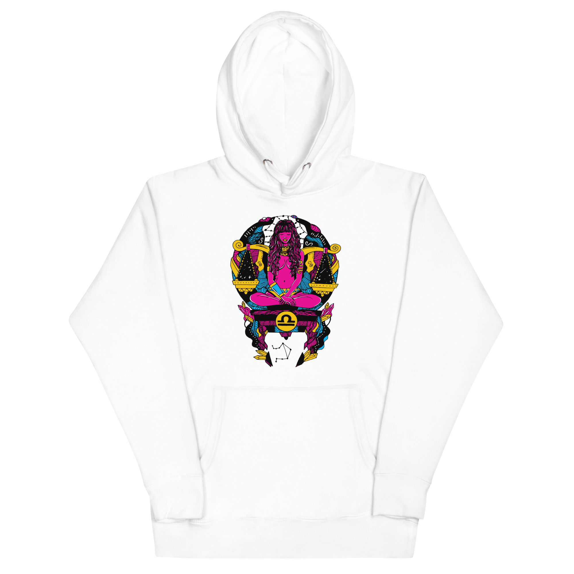 CMYK Libra Beauty Libra Hoodie – Bold Zodiac Streetwear - Image 7