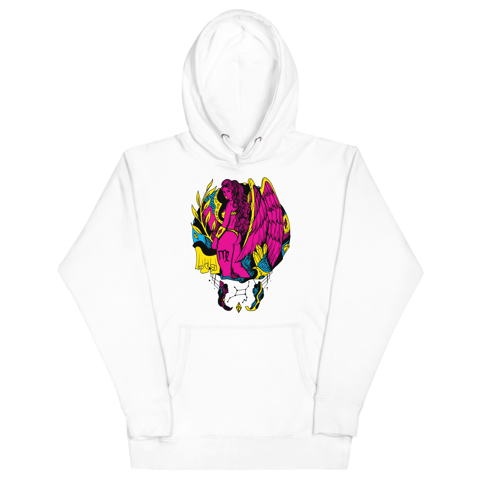 CMYK Virgo Beauty Hoodie – Bold Graphic Zodiac Streetwear - Image 7