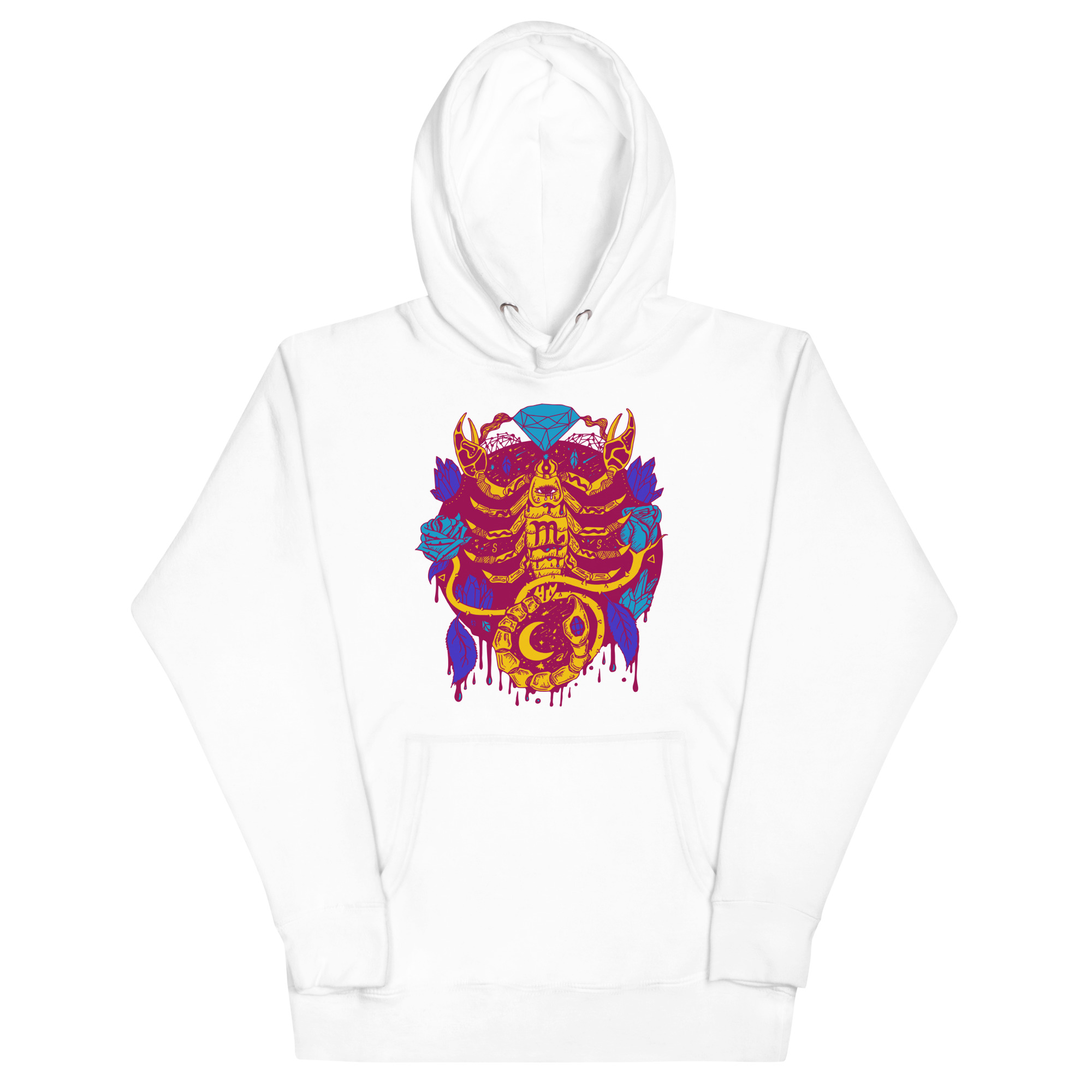 Triadic Mystic Scorpio Zodiac - Scorpio Hoodie - Image 7