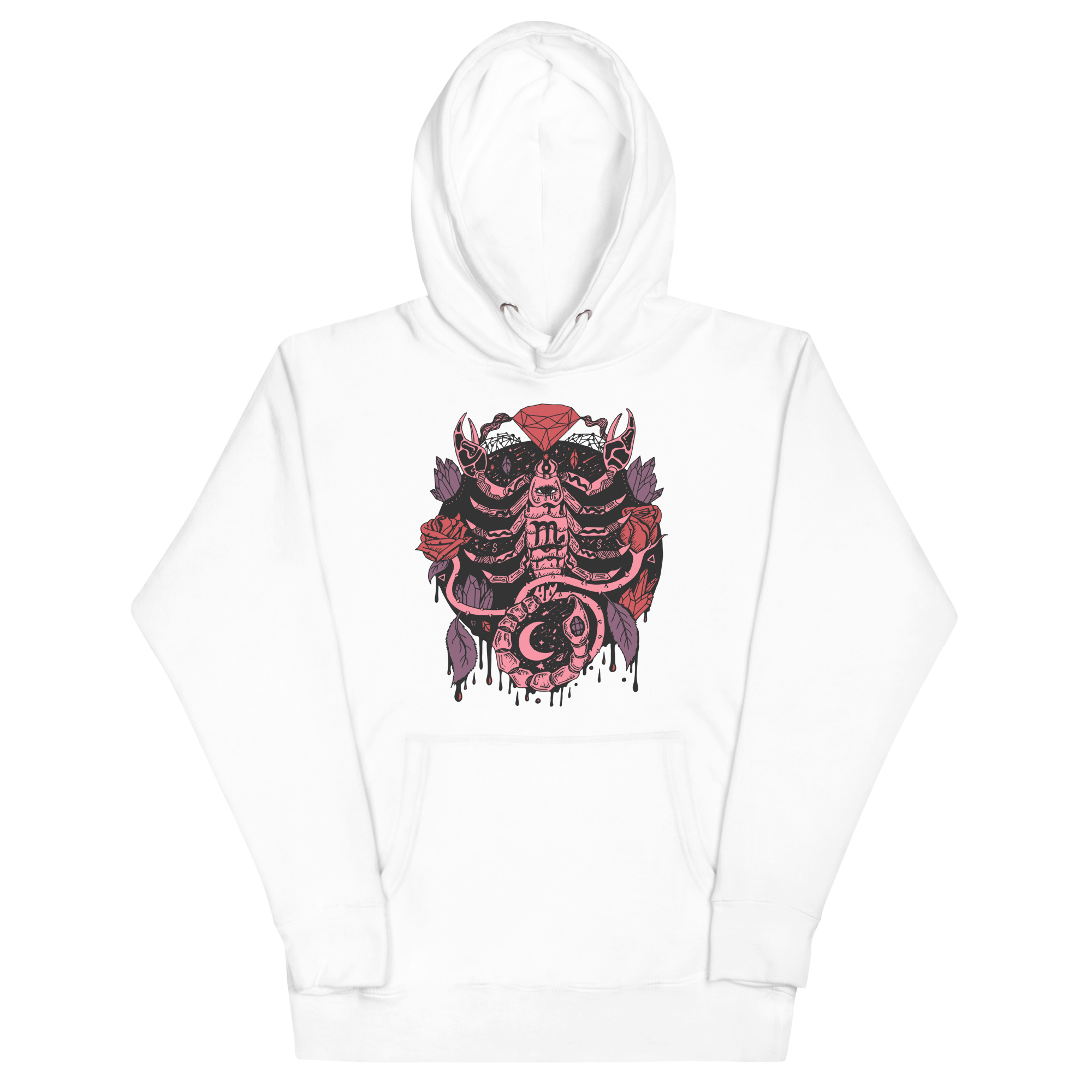 Amber and Rose Mystic Scorpio Zodiac - Scorpio Hoodie - Image 7