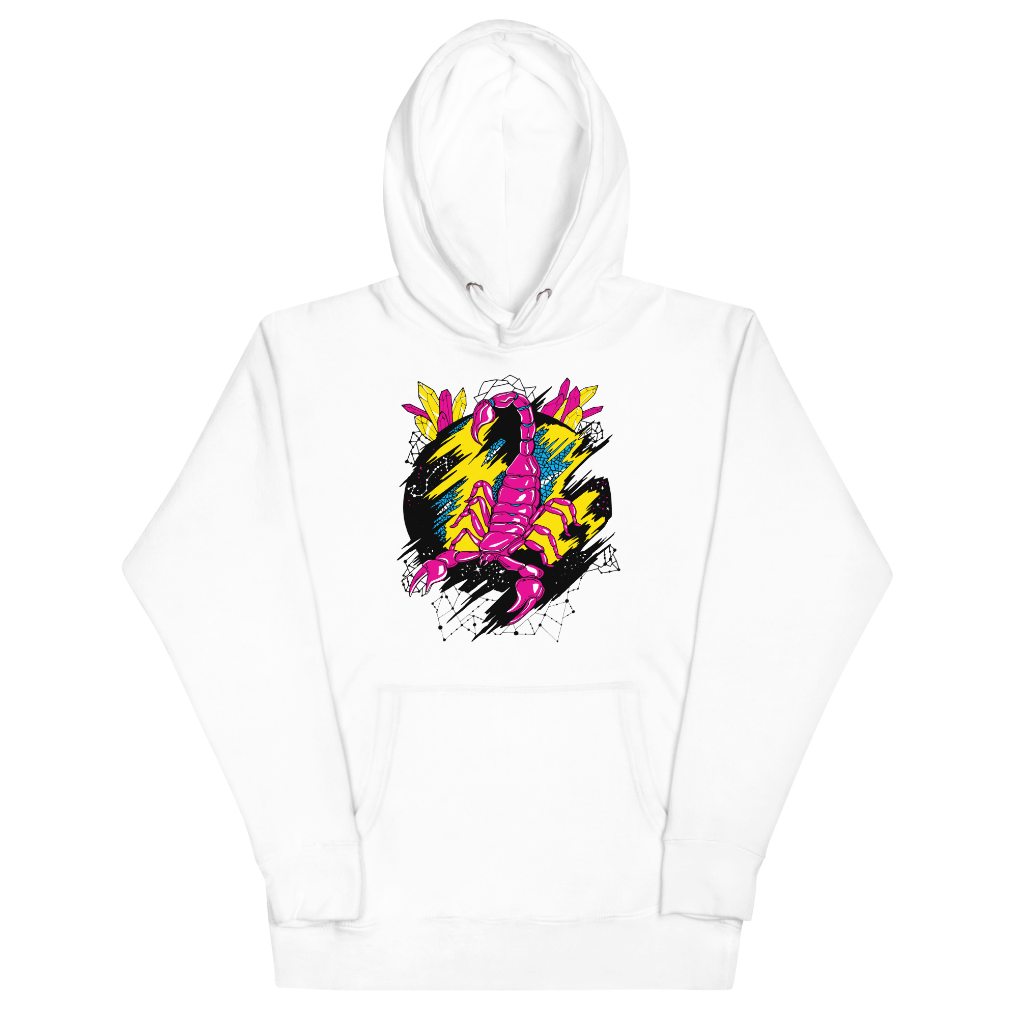 CMYK Cosmic Scorpion Hoodie – Bold Streetwear Pullover - Image 7