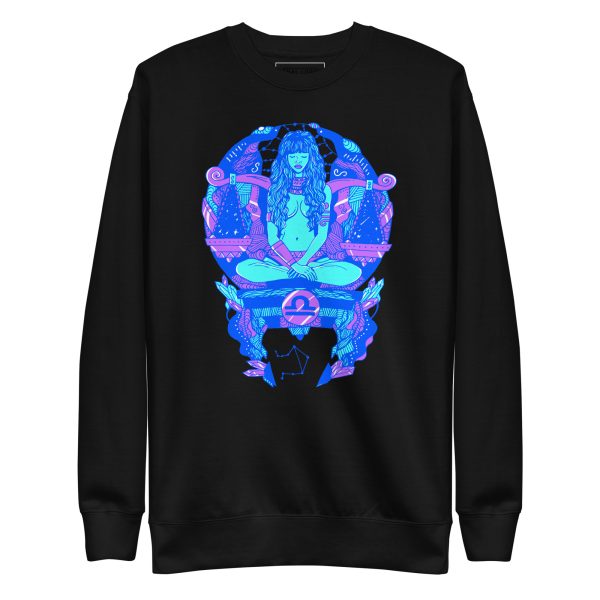 Blue Libra Beauty Libra Sweatshirt - Zodiac Fleece Top