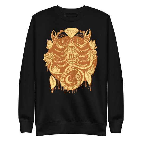 Terracotta Mystic Scorpio Zodiac - Scorpio Sweatshirt