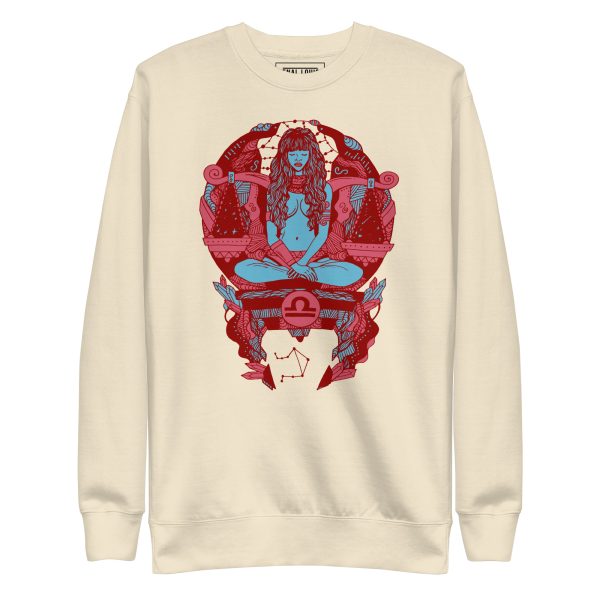 Pastel Blue Libra Beauty - Libra Sweatshirt