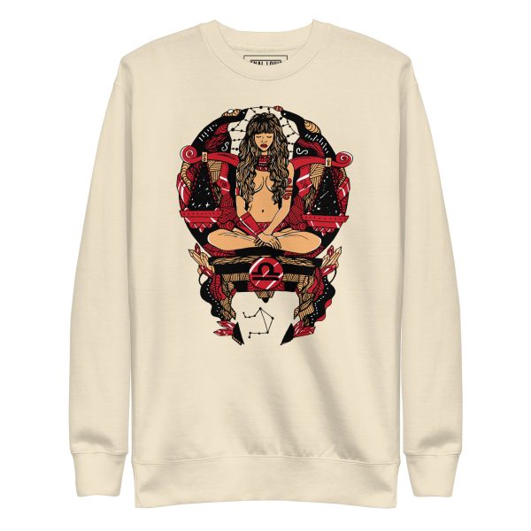 Cream and Red Libra Beauty - Libra Sweatshirt