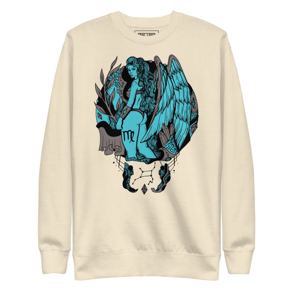 Blue and Grey Virgo Beauty - Virgo Sweatshirt