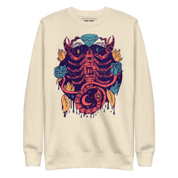 Retro Triadic Mystic Scorpio Zodiac - Scorpio Sweatshirt