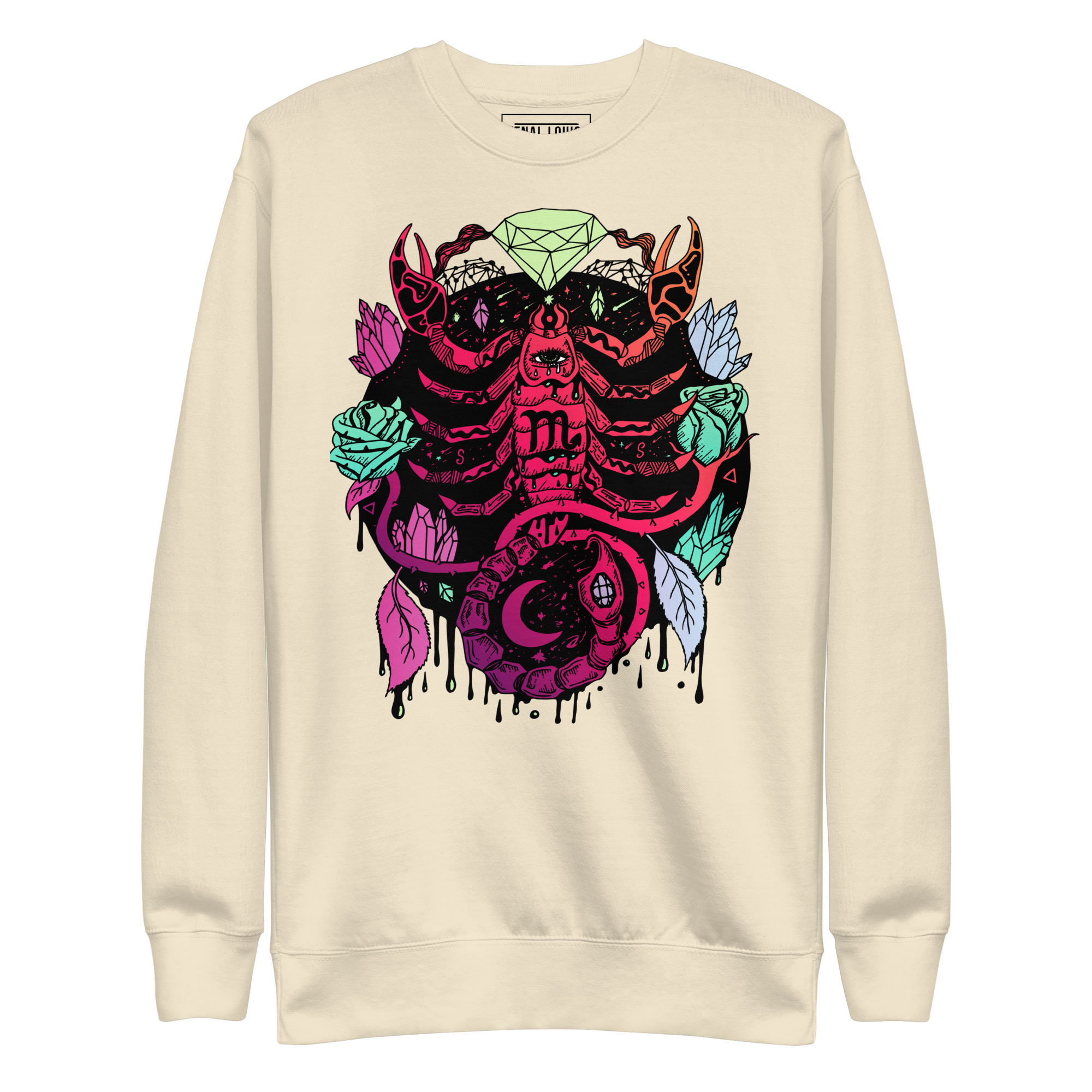 Blue Red Blend Mystic Scorpio Zodiac - Scorpio Sweatshirt