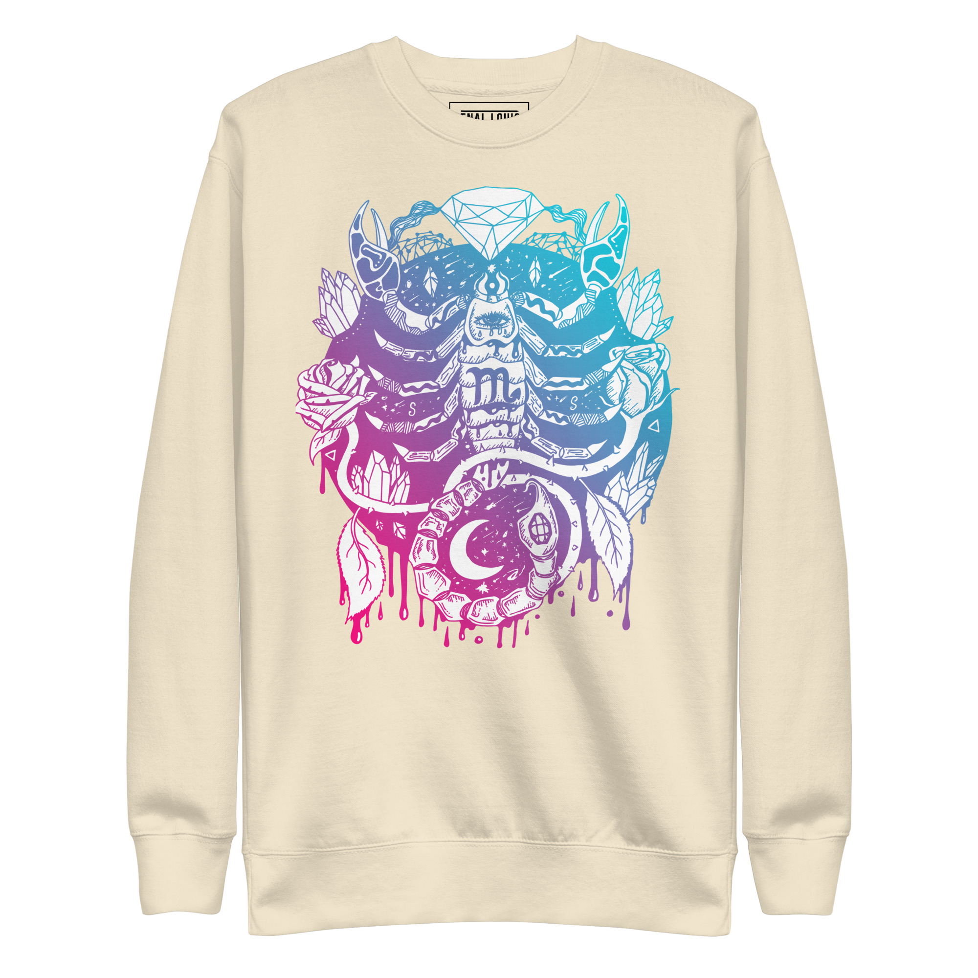 Dual tone Mystic Scorpio Zodiac - Scorpio Sweatshirt