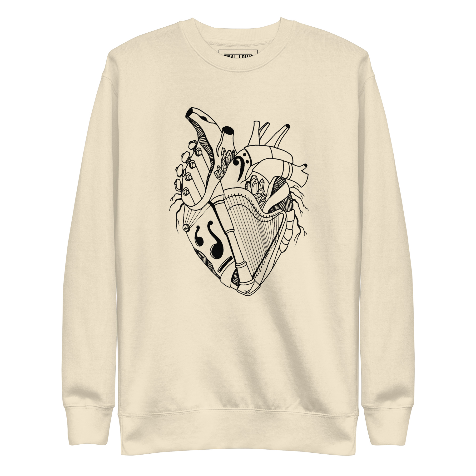 Musical Heart No. 2 - Human Heart Sweatshirt