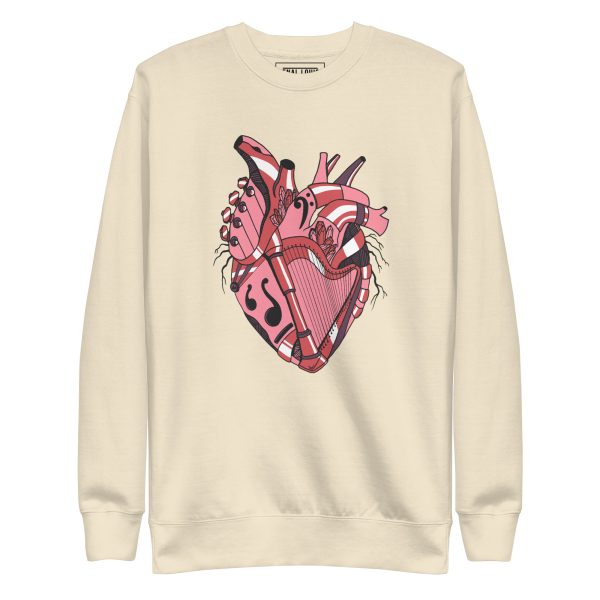 Amber and Rose Musical Heart No. 2 - Human Heart Sweatshirt