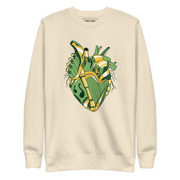 Forrest Green Musical Heart No. 2 - Human Heart Sweatshirt