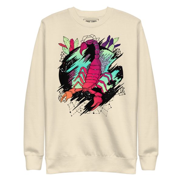 Blue Red Blend Cosmic Scorpion - Scorpion Sweatshirt