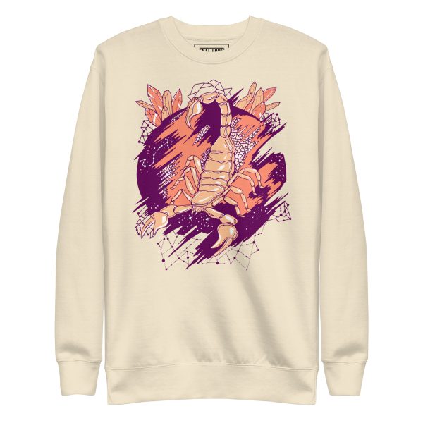 Peach Cosmic Scorpion - Scorpion Sweatshirt