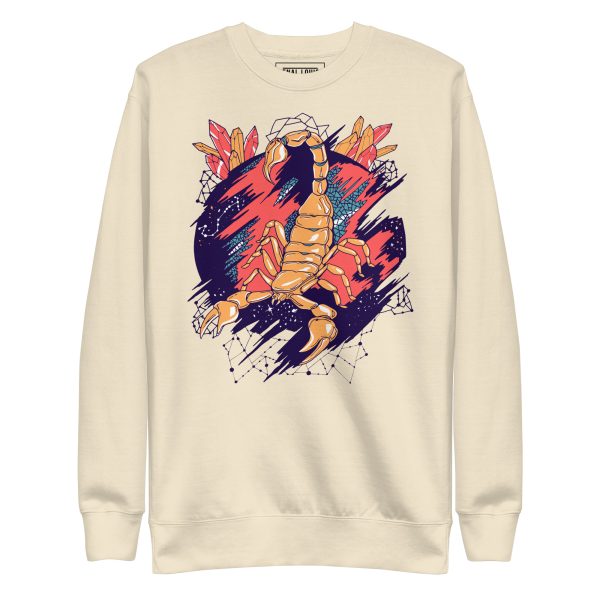 Retro Triadic Cosmic Scorpion - Scorpion Sweatshirt