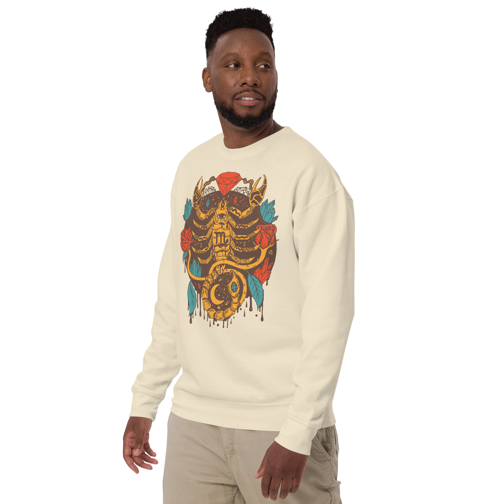 Cafe Mystic Scorpio Zodiac - Scorpio Sweatshirt - Image 5