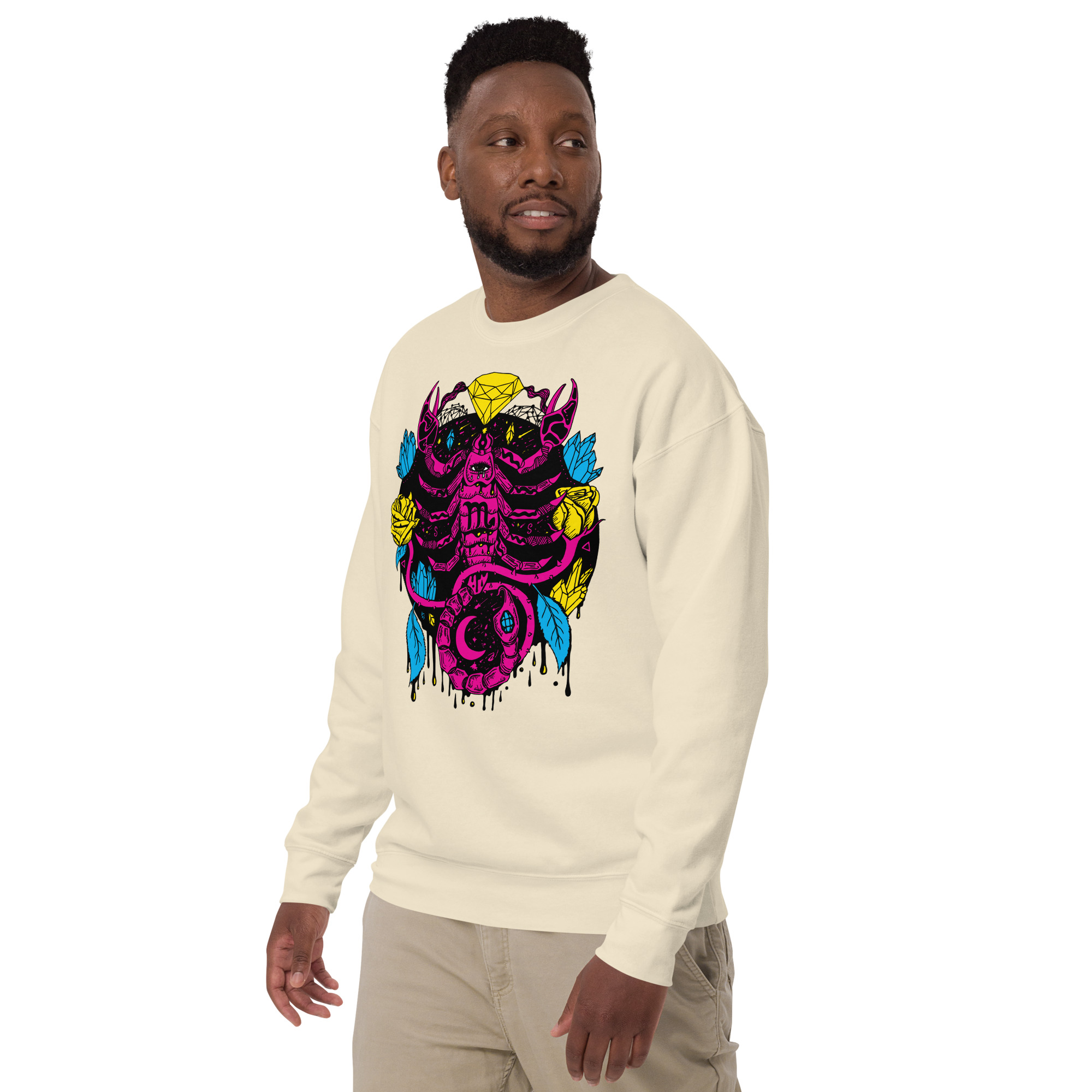 CMYK Mystic Scorpio Zodiac - Scorpio Sweatshirt - Image 5