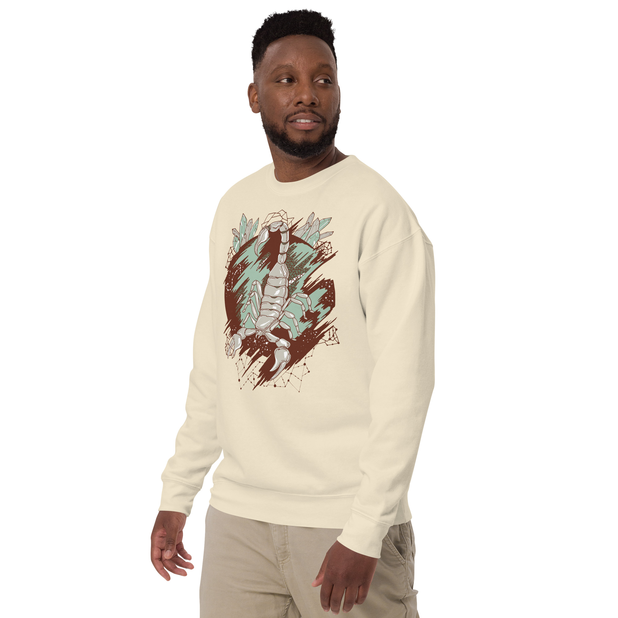 Rust Sage Cosmic Scorpion - Scorpion Sweatshirt - Image 5