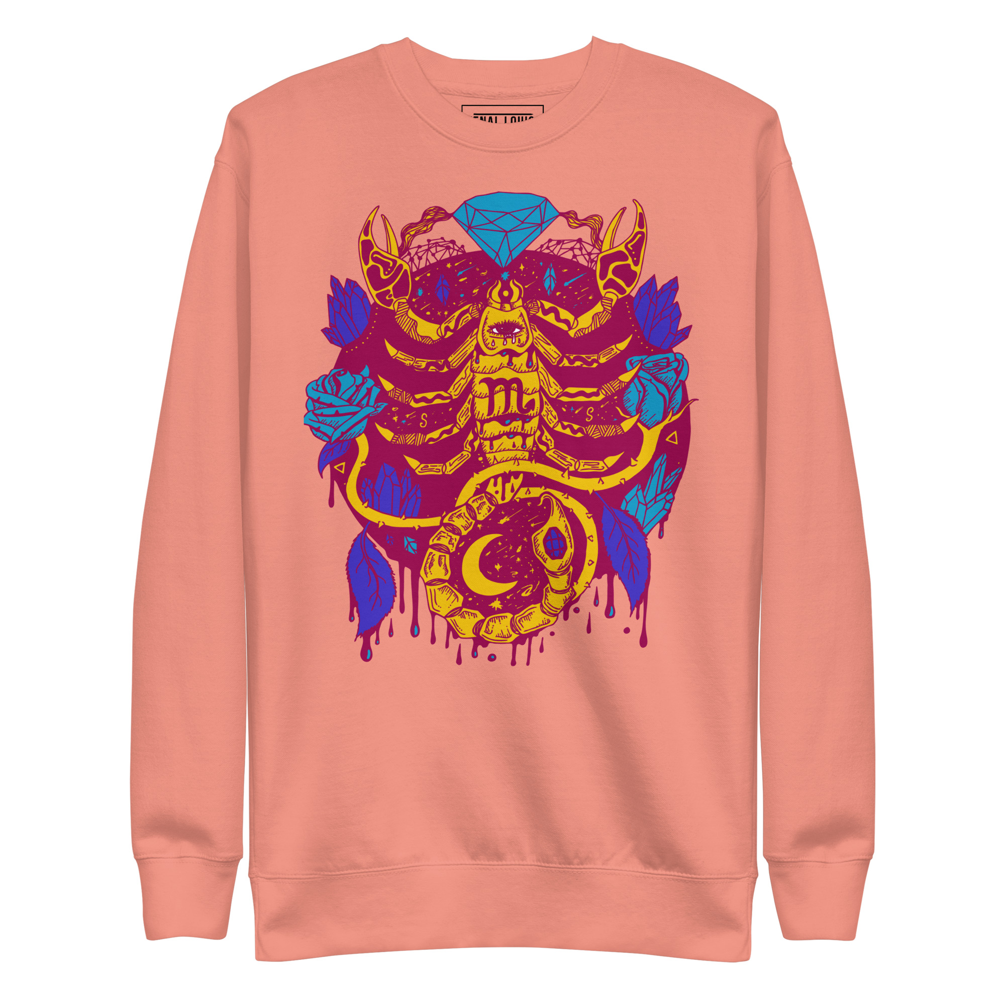 Triadic Mystic Scorpio Zodiac - Scorpio Sweatshirt - Image 7