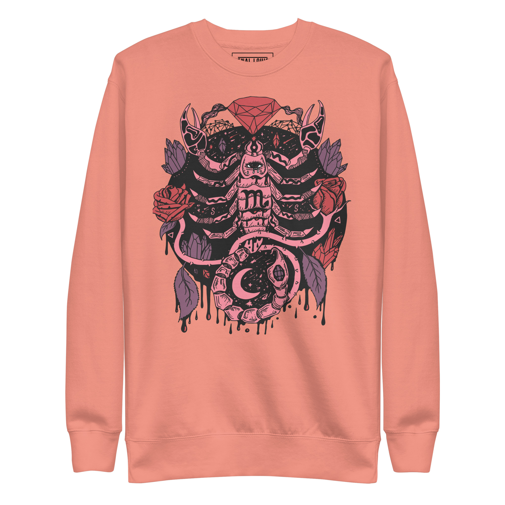 Amber and Rose Mystic Scorpio Zodiac - Scorpio Sweatshirt - Image 7