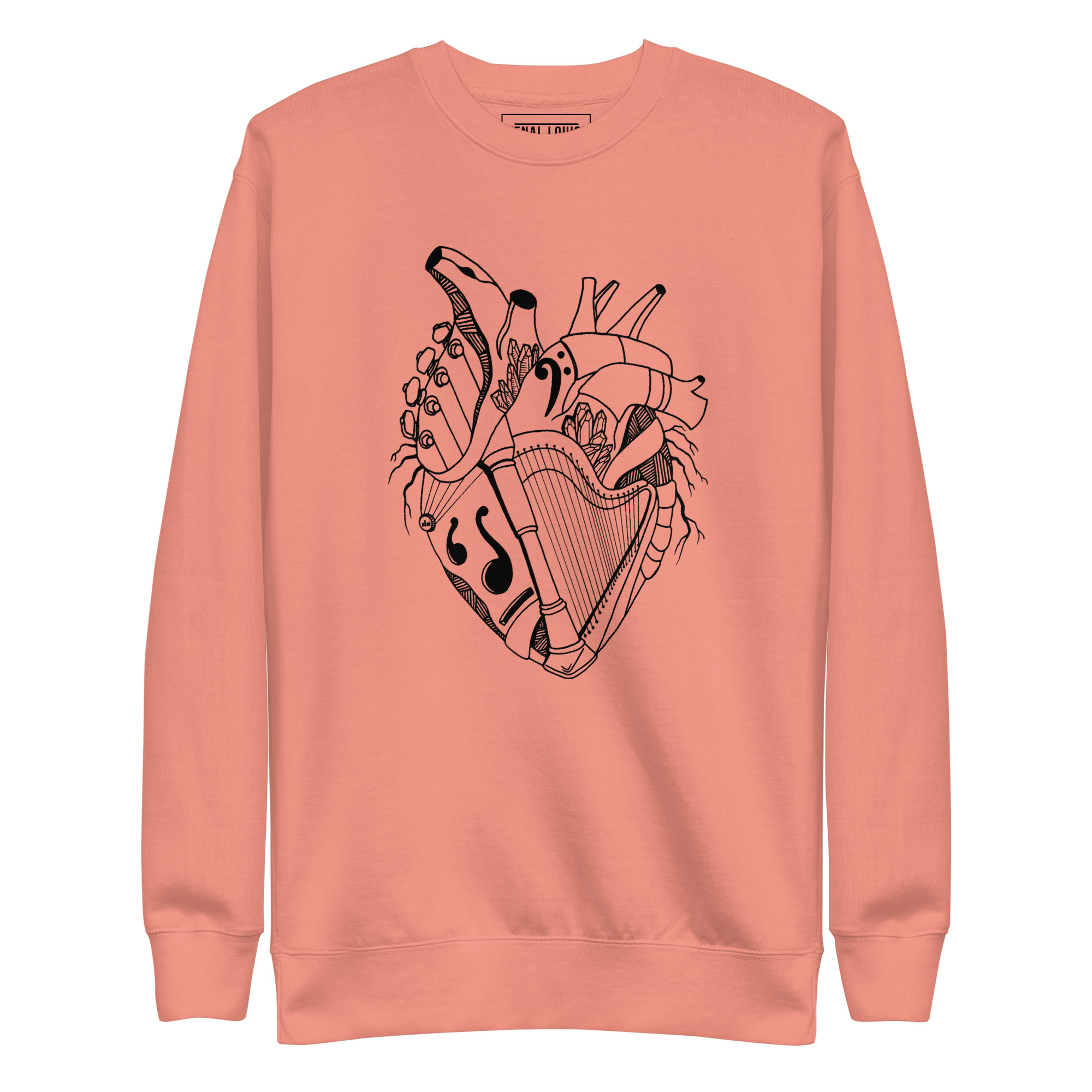 Musical Heart No. 2 - Human Heart Sweatshirt - Image 7